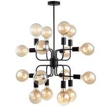 Modern Hexade 16 Light Pendant